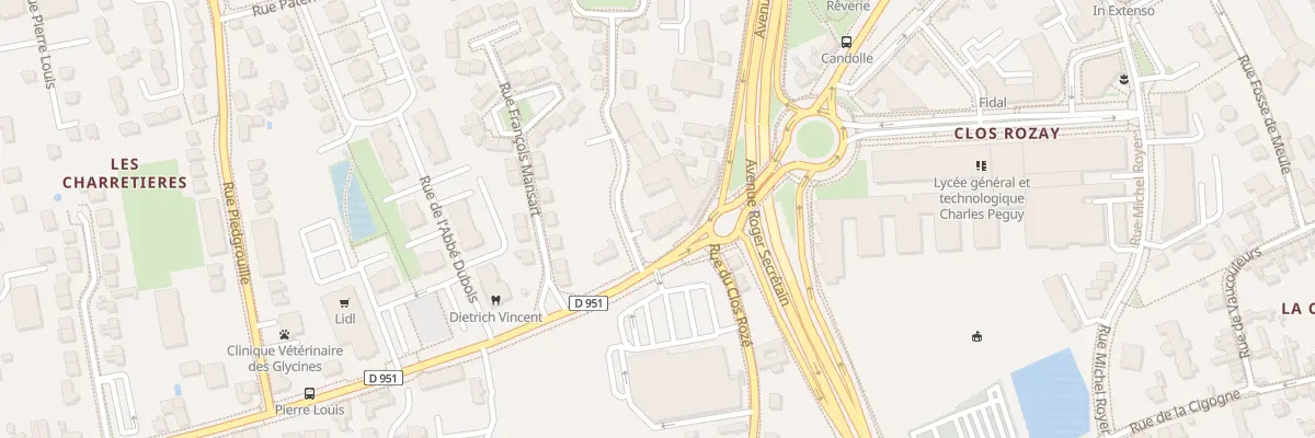 Plan du 18 Av de Saint-Mesmin à Orléans