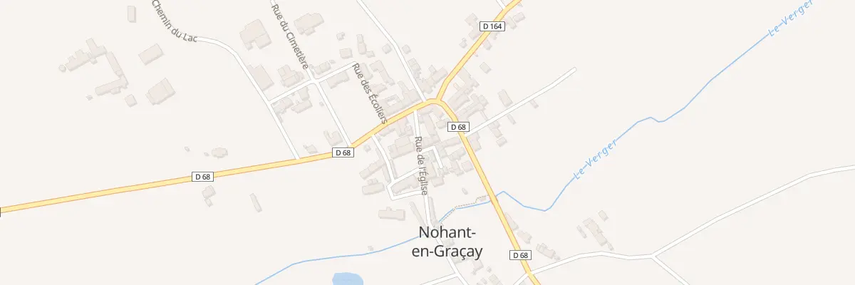 Plan du 2 Rle du Bourg à Nohant-en-Graçay