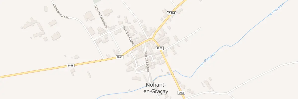 Plan du 4 Rue de l’Eglise à Nohant-en-Graçay