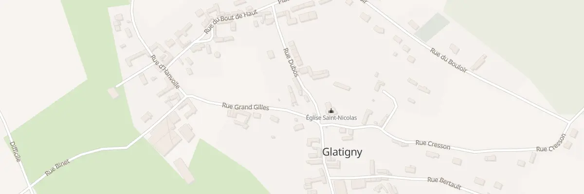 Plan du 3 Rue Dubos à Glatigny