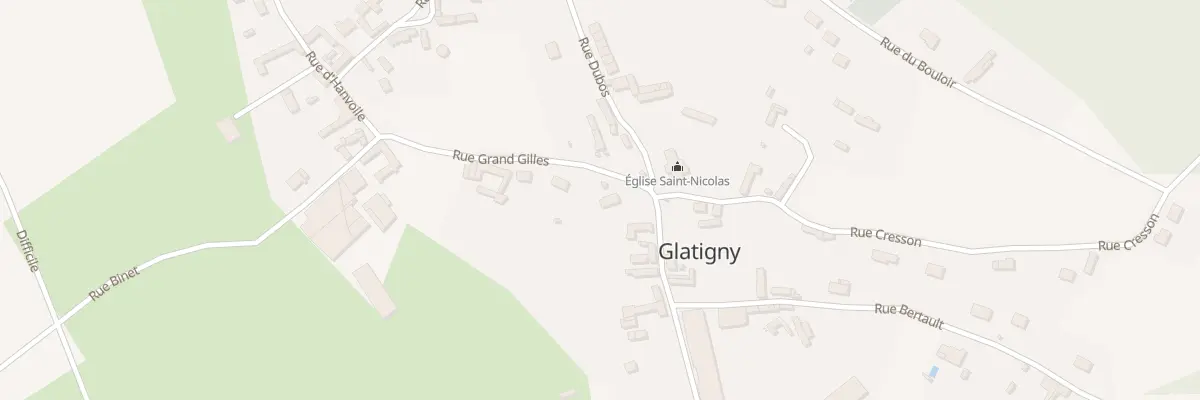 Plan du 1 Rue Grand Gilles à Glatigny
