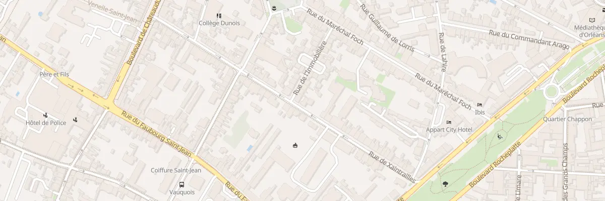 Plan du 48 Rue Xaintrailles à Orléans