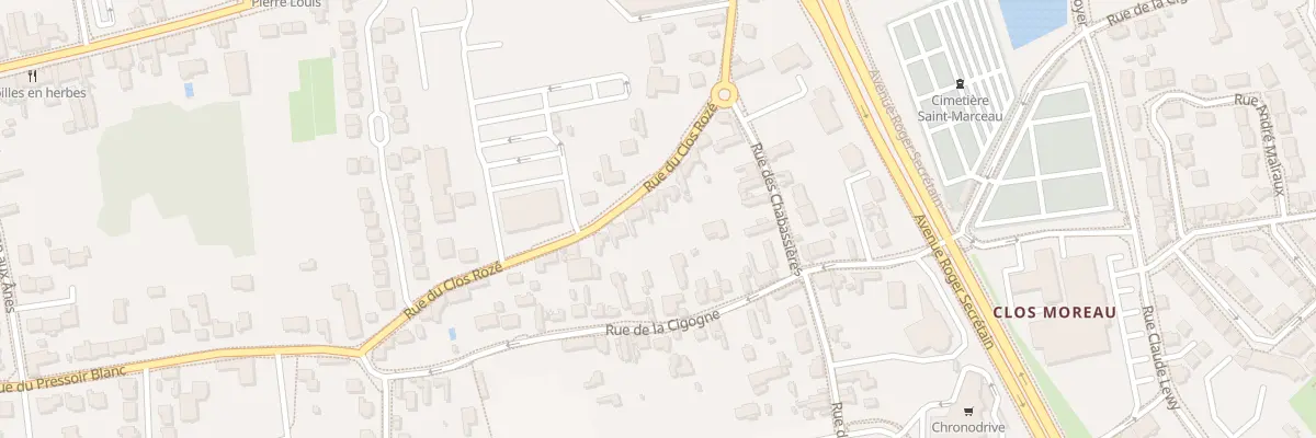 Plan du 19 Rue du Clos Rozé à Orléans
