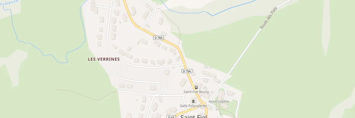 Plan du 35 Les Verrines à Saint-Fiel