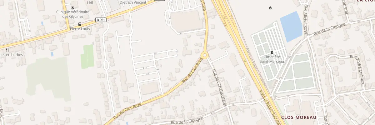 Plan du 6B Rue du Clos Rozé à Orléans