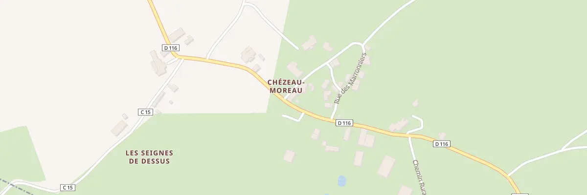 Plan du 5 Rte de la Forêt du Temple à Crozon-sur-Vauvre