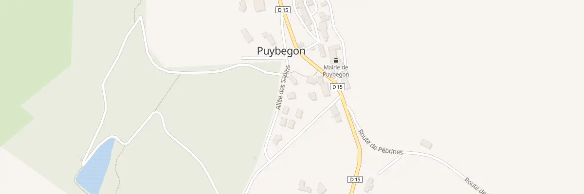 Plan du 7 All des Sapins à Puybegon