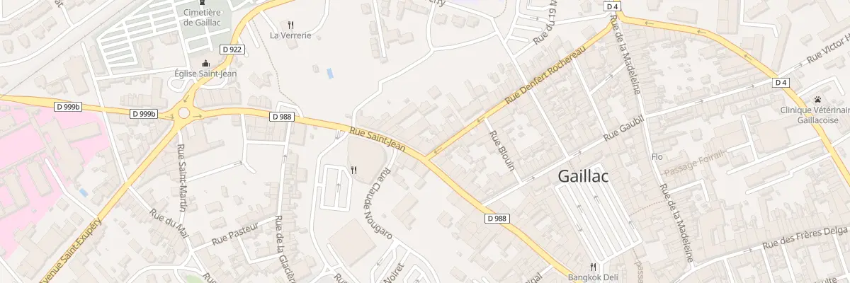 Plan du 82 Rue Joseph Rigal à Gaillac
