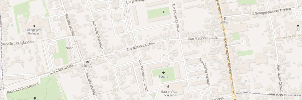 Plan du 33 Rue Maurice Dubois à Orléans
