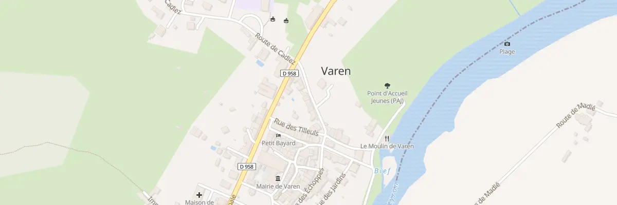 Plan du 72 Rue des Échoppes à Varen