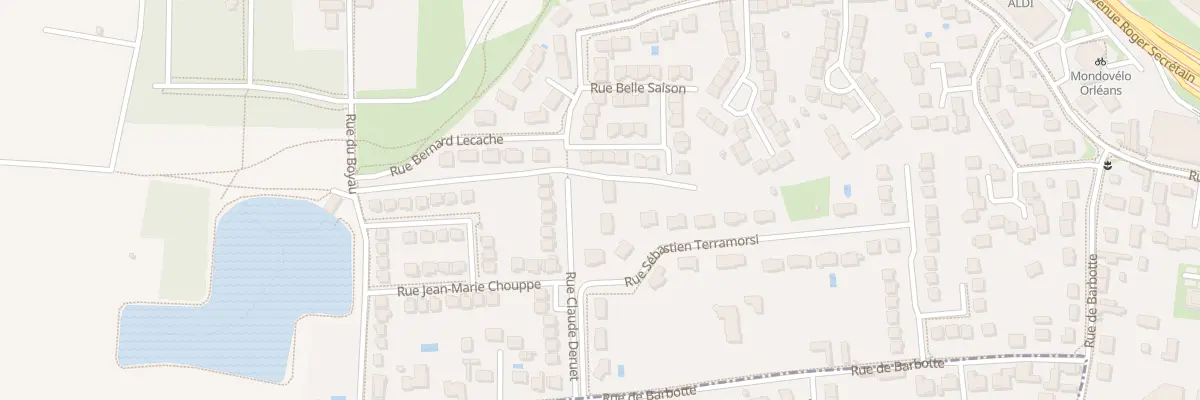 Plan du 7 Rue Sébastien Terramorsi à Orléans