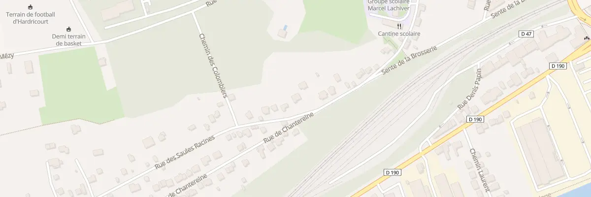 Plan du 2 Rue des Saules à Hardricourt