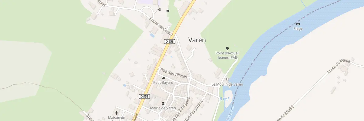Plan du 78 Rue des Échoppes à Varen