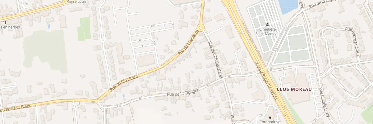 Plan du 17 Rue du Clos Rozé à Orléans