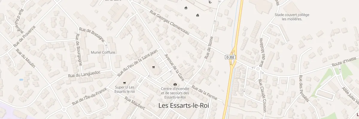 Plan du 8 Av de la Gare aux Essarts-le-Roi