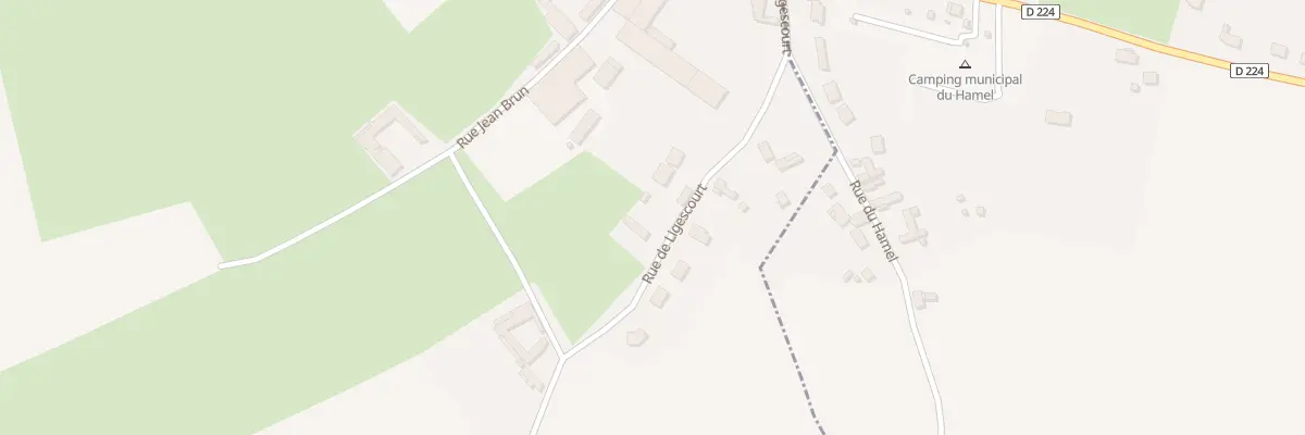 Plan du 5040 Rue de Ligescourt à Ponches-Estruval