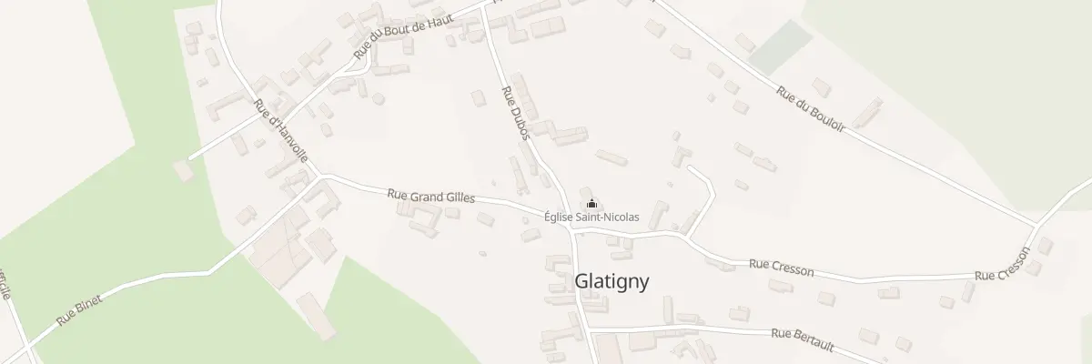 Plan du 1 Rue Dubos à Glatigny