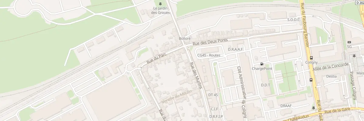 Plan du 117 Rue des Murlins à Orléans