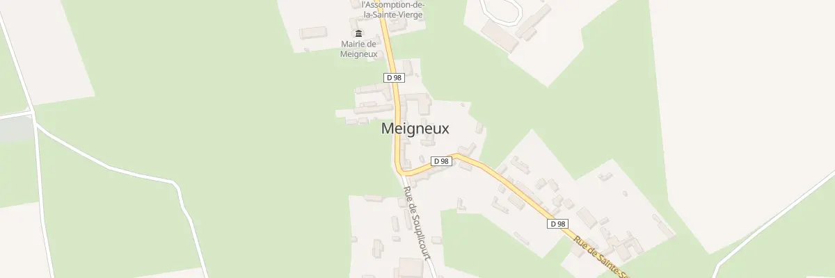 Plan du 20 Rue de l’Eglise à Meigneux