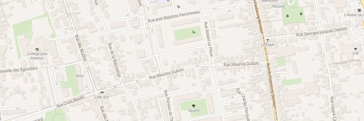 Plan du 30B Rue Maurice Dubois à Orléans