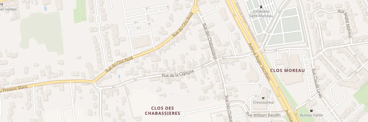 Plan du 94 Rue de la Cigogne à Orléans