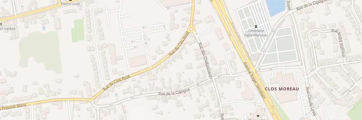 Plan du 15 Rue du Clos Rozé à Orléans