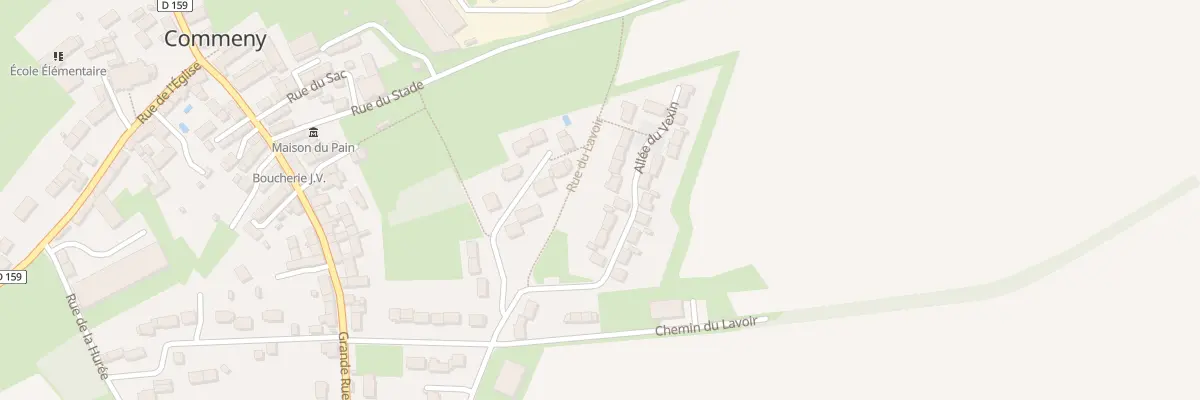 Plan du 7 Rue du Vexin à Commeny