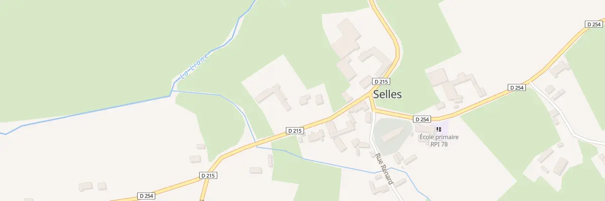 Plan du 40 Rte de Desvres à Selles