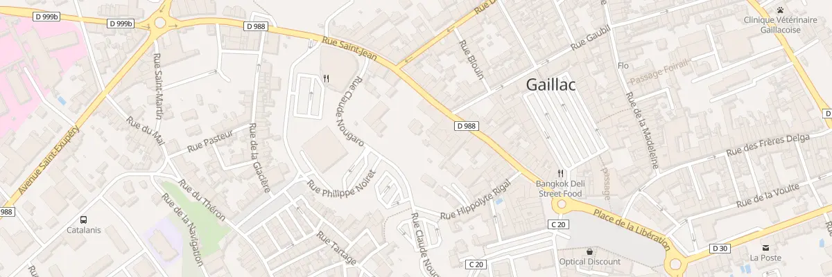 Plan du 45 Rue Joseph Rigal à Gaillac