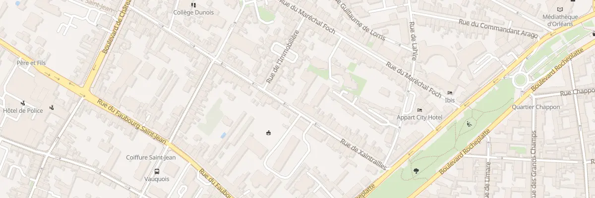 Plan du 40 Rue Xaintrailles à Orléans