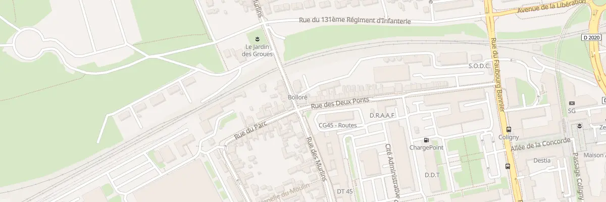 Plan du 44 Rue des Deux Ponts à Orléans