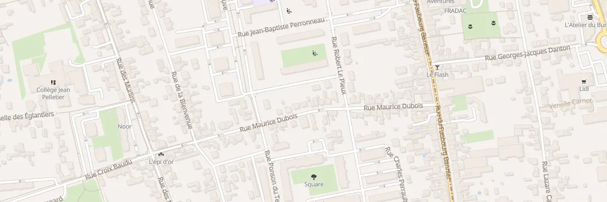 Plan du 30 Rue Maurice Dubois à Orléans