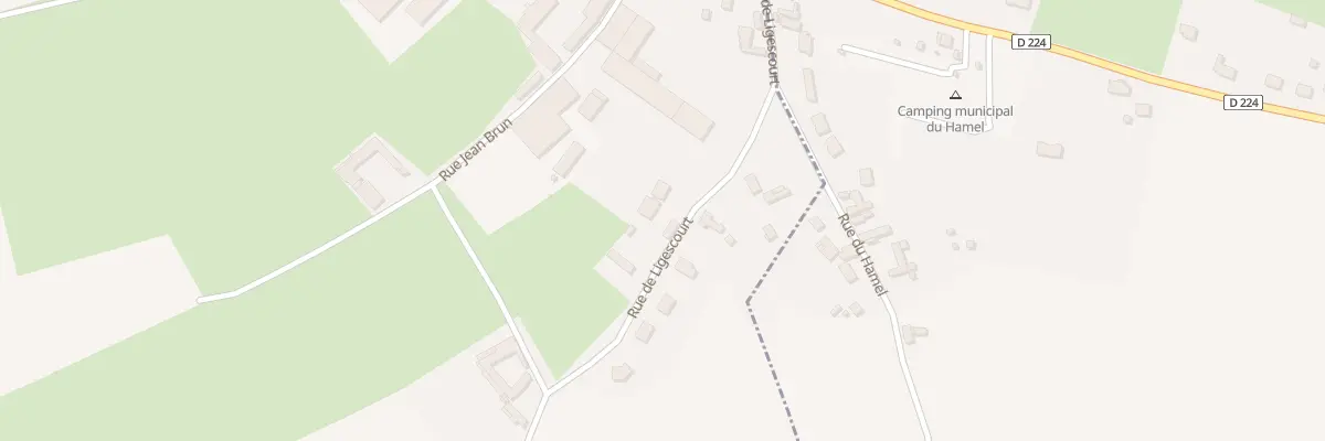 Plan du 29 Rue de Ligescourt à Ponches-Estruval