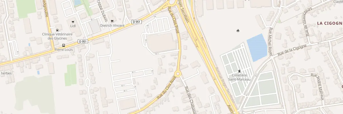 Plan du 2B Rue du Clos Rozé à Orléans