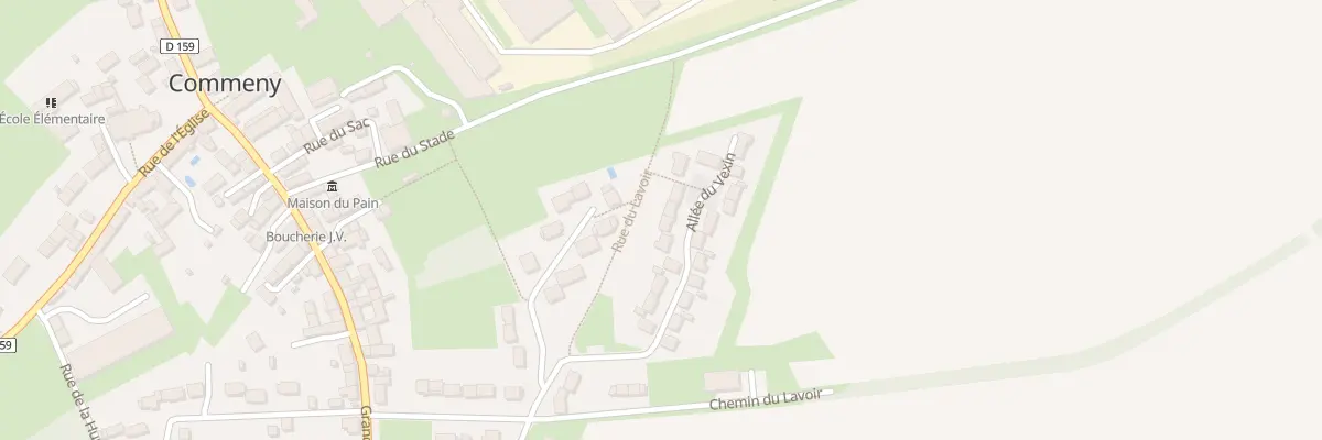 Plan du 11 Rue du Vexin à Commeny
