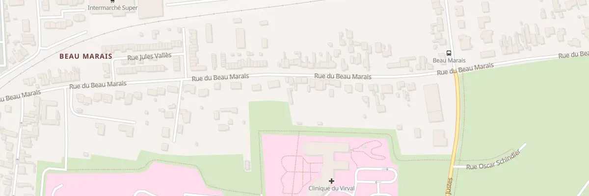 Plan du 464 Rue du Beau Marais à Calais