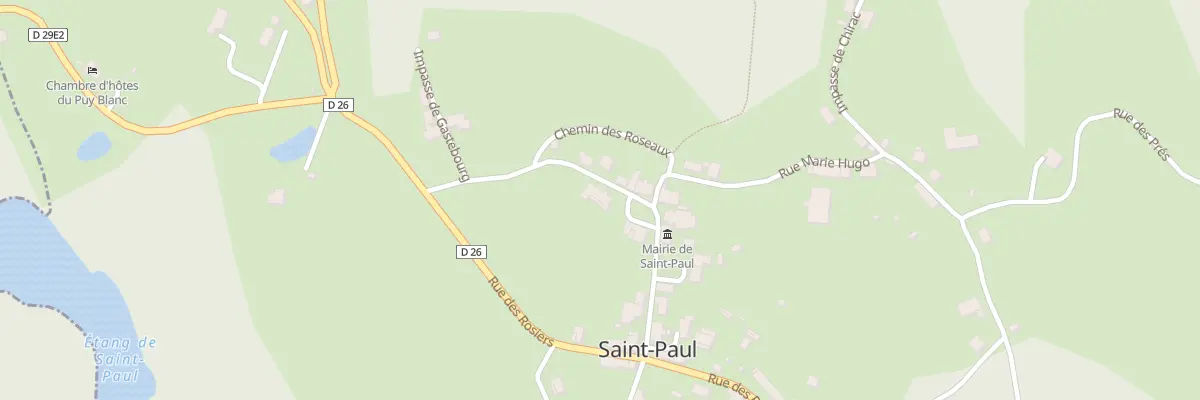 Plan du 5 Pl de l’Église à Saint-Paul