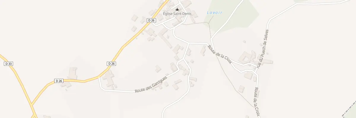Plan du 5016 La Baudigne à Loubers