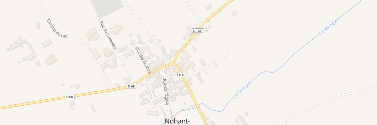 Plan du 4 Rte de Vierzon à Nohant-en-Graçay