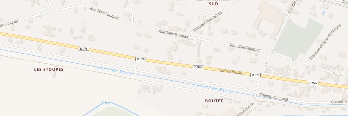 Plan du 44 Rue Nationale à Châtres-sur-Cher