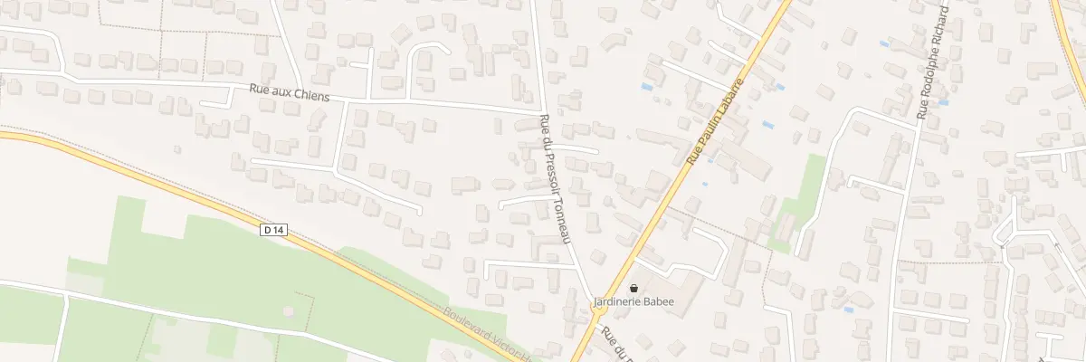 Plan du 842A Rue du Pressoir Tonneau à Olivet