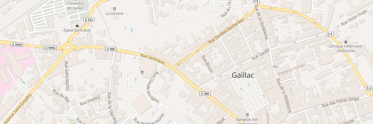 Plan du 12 Rue Denfert Rochereau à Gaillac