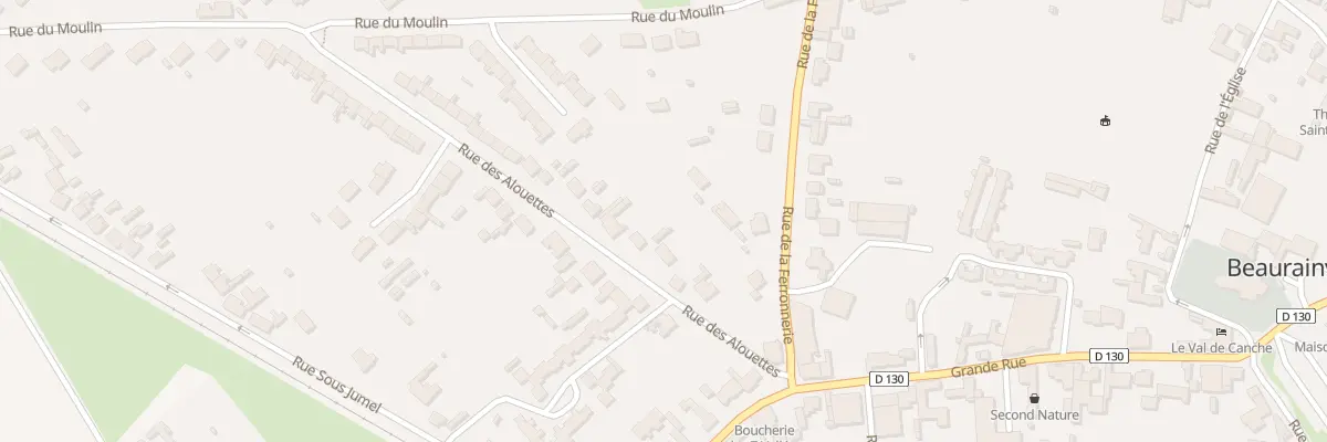 Plan du 134 Rue des Alouettes à Beaurainville