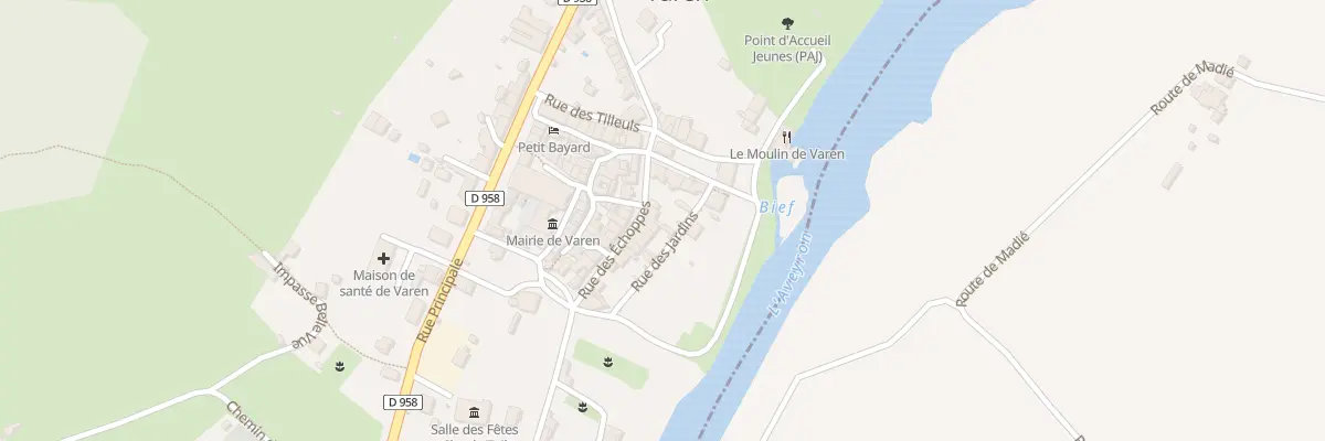 Plan du 197 Rue des Échoppes à Varen