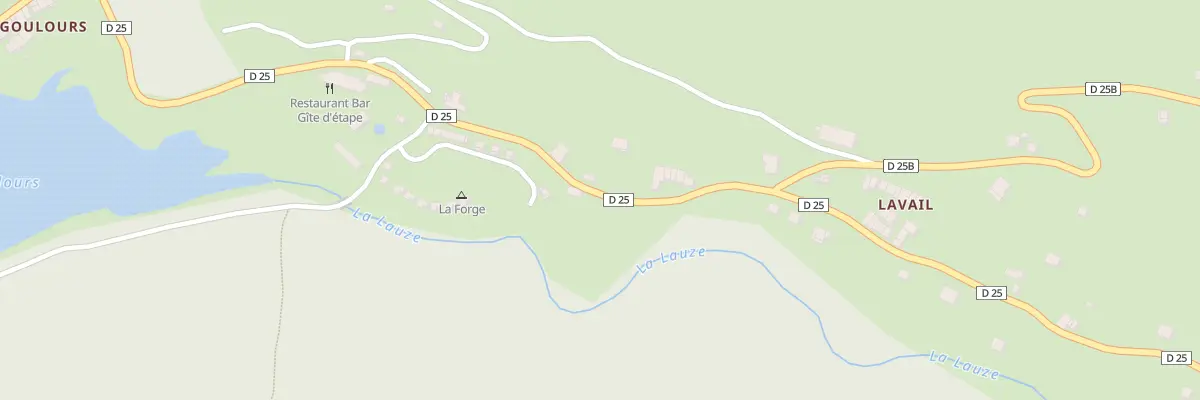 Plan du 28 La Couzanque à Ascou