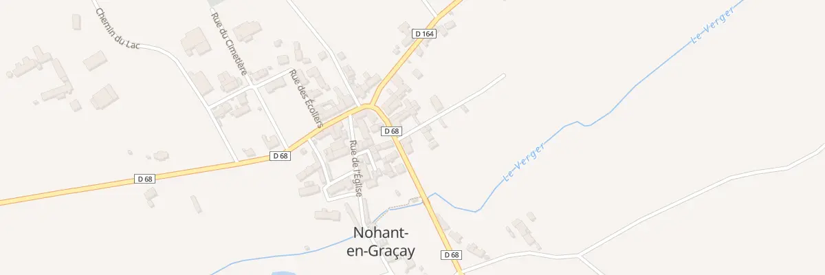 Plan du 8 Rte de Vierzon à Nohant-en-Graçay