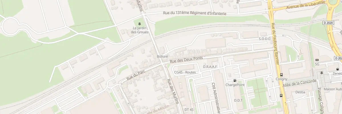 Plan du 42 Rue des Deux Ponts à Orléans