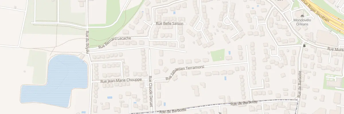 Plan du 9 Rue Sébastien Terramorsi à Orléans