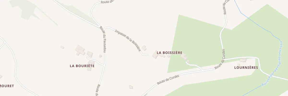 Plan du 5045 La Boissiere à Andillac