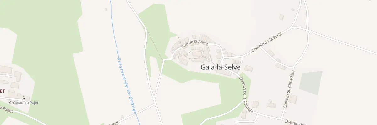 Plan du 17 Rue de l’Eglise à Gaja-la-Selve